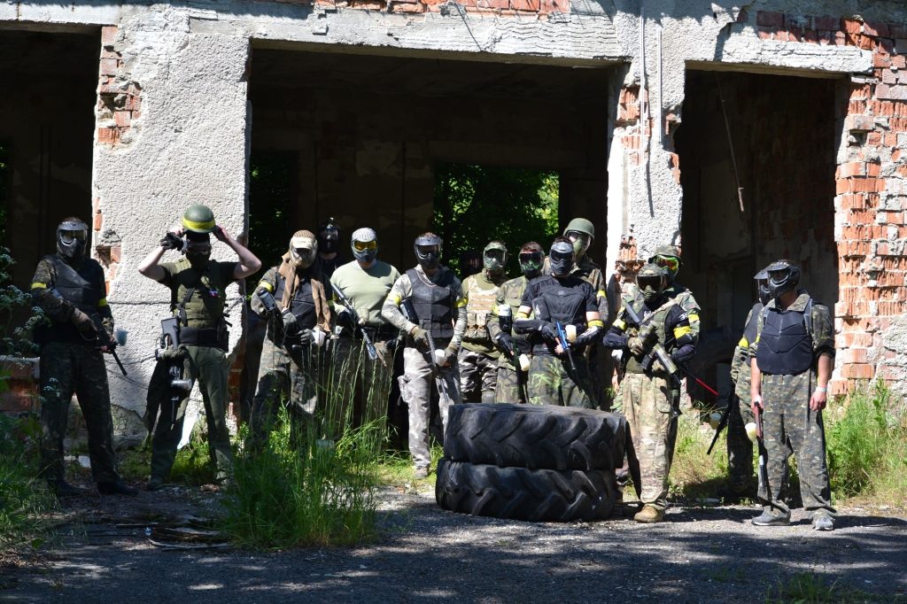 Paintballová akcia MAY DAY prvá fáza